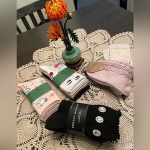 kate spade…Rebecca Minkoff…..BearPaw sock bundle (NWT)